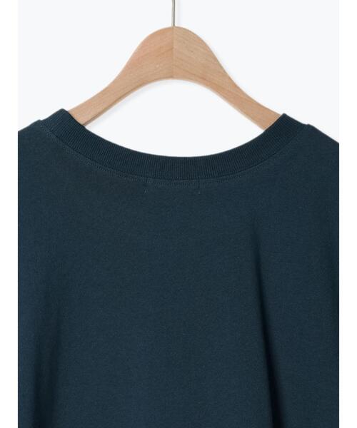 Samansa Mos2（サマンサ モスモス）の「後ろギャザー切替チュニックTシャツ（Tシャツ/カットソー・レディース・キナリ/グリーン/オフホワイト/チャコールグレー・F）」の16枚目の写真