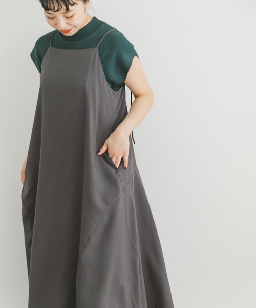 ITEMS URBANRESEARCH（アイテムズ アーバンリサーチ）の「キャミワンピース（ワンピース・レディース・ブラック/チャコールグレー・FREE）」の17枚目の写真