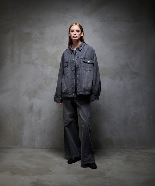 selle glant（セレグランテ）の「WASH CURVE DENIM PANTS/ウォッシュカーブデニムパンツ（デニムパンツ・メンズ・グレー/ブラック/インディゴブルー・SMALL/MEDIUM/LARGE）」の9枚目の写真