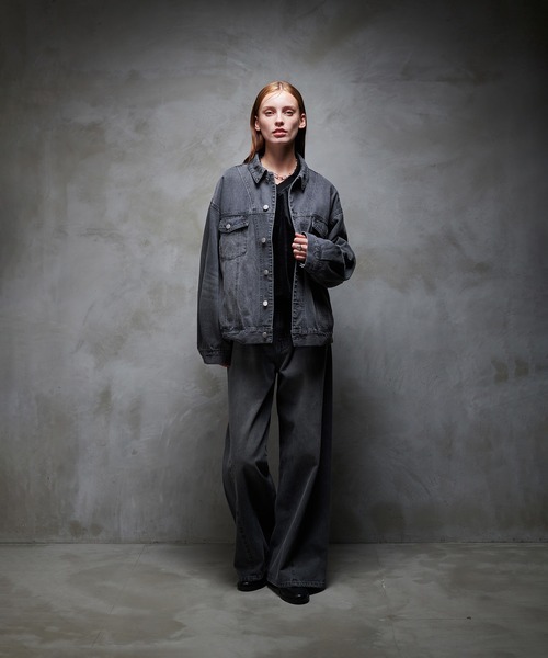 selle glant（セレグランテ）の「WASH CURVE DENIM PANTS/ウォッシュカーブデニムパンツ（デニムパンツ・メンズ・グレー/ブラック/インディゴブルー・SMALL/MEDIUM/LARGE）」の7枚目の写真