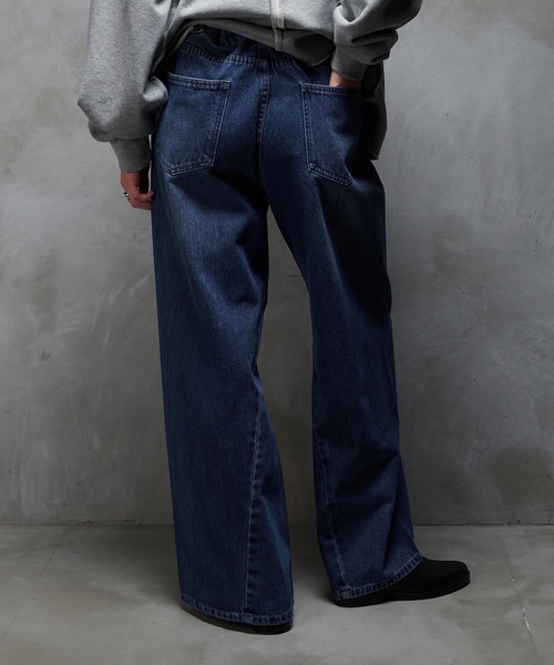 selle glant（セレグランテ）の「WASH CURVE DENIM PANTS/ウォッシュカーブデニムパンツ（デニムパンツ・メンズ・グレー/ブラック/インディゴブルー・SMALL/MEDIUM/LARGE）」の12枚目の写真