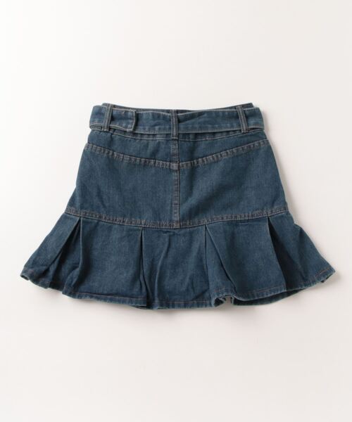 INNOCENT(イノセント)の「『Blingleads』ベルト付き デニムプリーツミニスカート(デニムスカート・レディース・ブルー・SMALL/LARGE/MEDIUM)」の5枚目の写真
