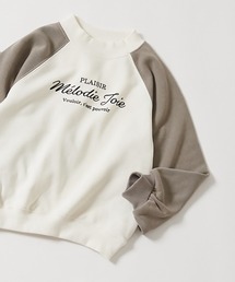 devirock（デビロック）の「デビラボ ガールズ プリント ラグラン トレーナー（スウェット・キッズ）」