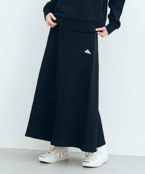 KELTY（ケルティ）の「ワンポイントロゴ トレイルボトムシェル（スカート・レディース・アイボリー/ブラック/ヘザーグレー/ダークグリーン/ネイビー・FREE）」の11枚目の写真