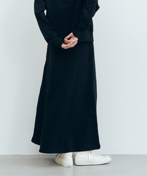 KELTY（ケルティ）の「ワンポイントロゴ トレイルボトムシェル（スカート・レディース・アイボリー/ブラック/ヘザーグレー/ダークグリーン/ネイビー・FREE）」の12枚目の写真