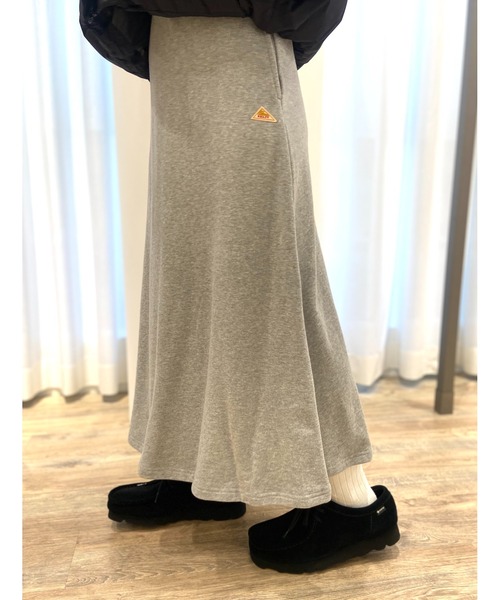 KELTY（ケルティ）の「ワンポイントロゴ トレイルボトムシェル（スカート・レディース・アイボリー/ブラック/ヘザーグレー/ダークグリーン/ネイビー・FREE）」の13枚目の写真