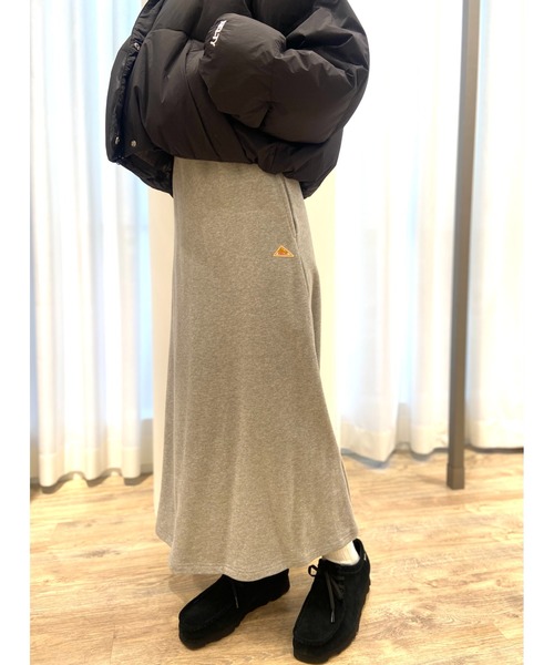 KELTY（ケルティ）の「ワンポイントロゴ トレイルボトムシェル（スカート・レディース・アイボリー/ブラック/ヘザーグレー/ダークグリーン/ネイビー・FREE）」の14枚目の写真