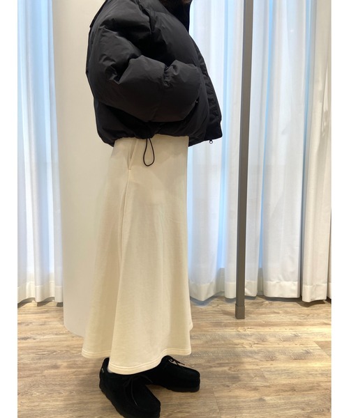 KELTY（ケルティ）の「ワンポイントロゴ トレイルボトムシェル（スカート・レディース・アイボリー/ブラック/ヘザーグレー/ダークグリーン/ネイビー・FREE）」の19枚目の写真