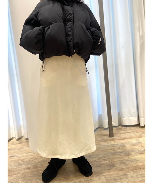 KELTY（ケルティ）の「ワンポイントロゴ トレイルボトムシェル（スカート・レディース・アイボリー/ブラック/ヘザーグレー/ダークグリーン/ネイビー・FREE）」の20枚目の写真