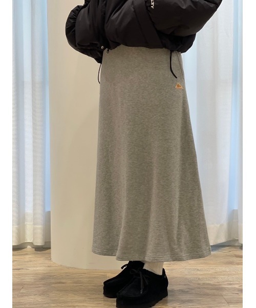 KELTY（ケルティ）の「ワンポイントロゴ トレイルボトムシェル（スカート・レディース・アイボリー/ブラック/ヘザーグレー/ダークグリーン/ネイビー・FREE）」の16枚目の写真