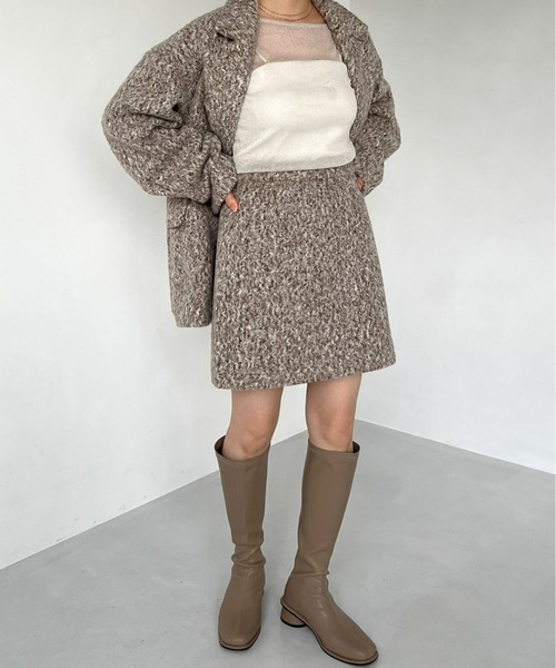 Olu.（オルドット）の「ブークレスカートパンツ[セットアップ可能]（その他パンツ・レディース・ミックスグレー/ブラウン系その他・0/1）」の21枚目の写真