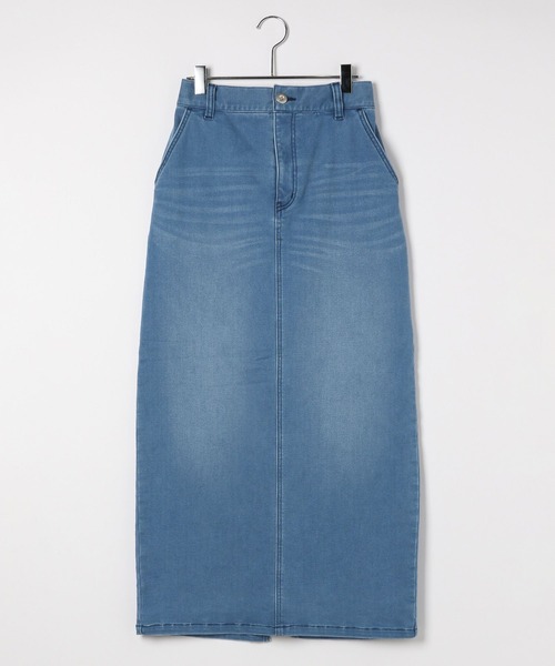 HEREIAM（ヘレイアム）の「【HEREIAM】アスレチックデニムナロースカート（デニムスカート・レディース・ブラック/インディゴブルー・MEDIUM/SMALL）」の13枚目の写真