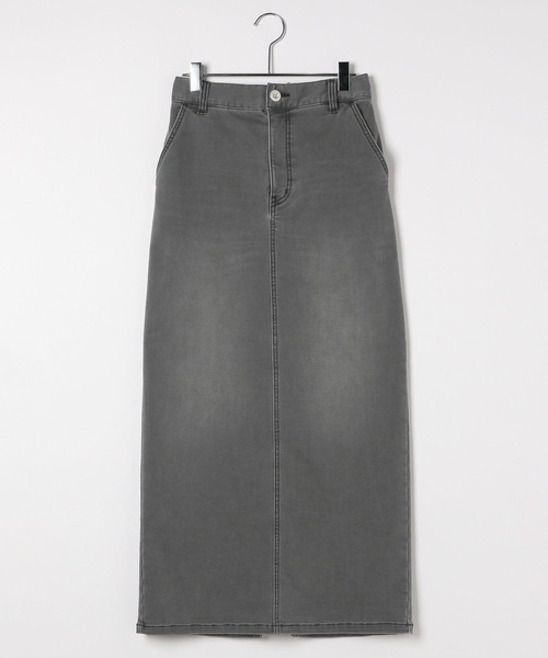 HEREIAM（ヘレイアム）の「【HEREIAM】アスレチックデニムナロースカート（デニムスカート・レディース・ブラック/インディゴブルー・MEDIUM/SMALL）」の12枚目の写真