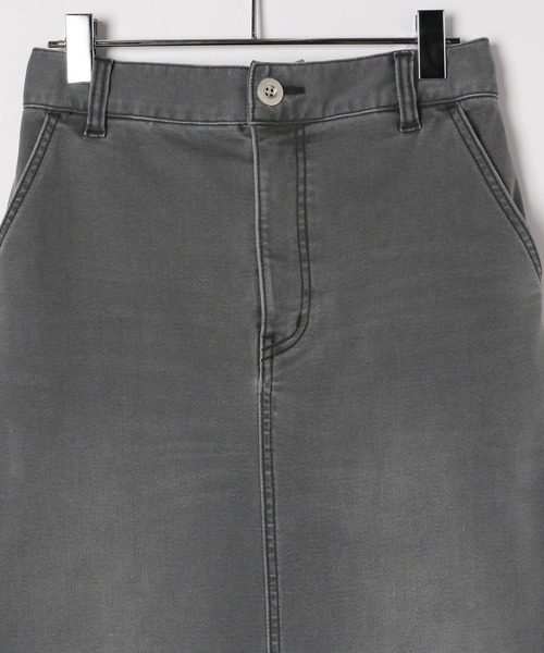 HEREIAM（ヘレイアム）の「【HEREIAM】アスレチックデニムナロースカート（デニムスカート・レディース・ブラック/インディゴブルー・MEDIUM/SMALL）」の10枚目の写真