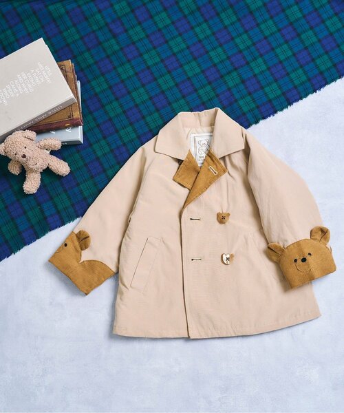 apres les cours（アプレレクール）の「tiny bear トレンチコート（トレンチコート・キッズ・ベージュ・120/110/100/90/80）」の18枚目の写真