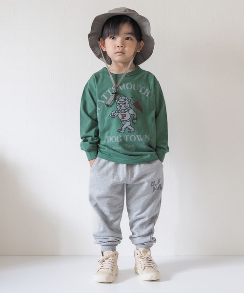 KiCCOLY（キッコリー）の「ﾌﾟﾁﾌﾟﾘｼﾞｮｶﾞｰﾊﾟﾝﾂ（スウェットパンツ・キッズ・ワイン/ブラック/グレー/グリーン・110cm/120cm/130cm/140cm/150cm）」の12枚目の写真