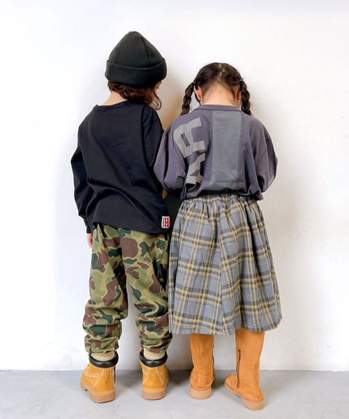 KiCCOLY（キッコリー）の「ﾌﾟﾁﾌﾟﾘｼﾞｮｶﾞｰﾊﾟﾝﾂ（スウェットパンツ・キッズ・ワイン/ブラック/グレー/グリーン・110cm/120cm/130cm/140cm/150cm）」の9枚目の写真