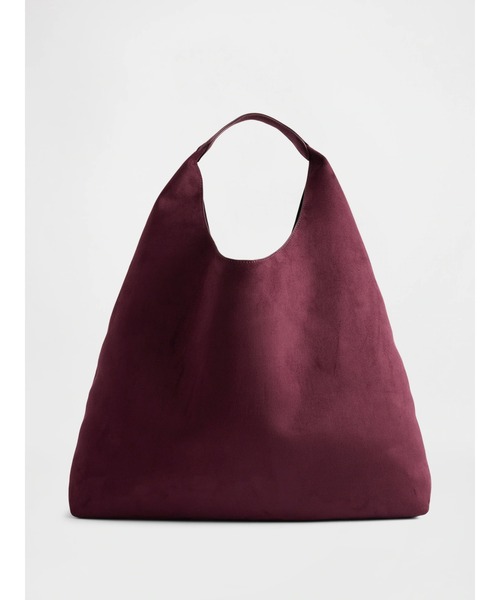 GAP（ギャップ）の「ヴィーガン スエード スラウチー トートバッグ（トートバッグ・レディース・ブラウン/ブラック/バーガンディー・ONE SIZE）」の10枚目の写真