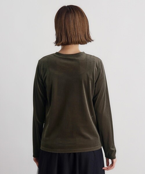 セール】シアーカットベロアロンT（Tシャツ/カットソー）｜grove