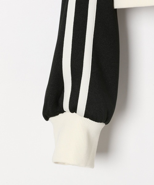 GLOBAL WORK（グローバルワーク）の「ショートトラックジャケット/137691（ジャージ・キッズ・アイボリー/ブラック・160cm/150cm/140cm/130cm）」の6枚目の写真