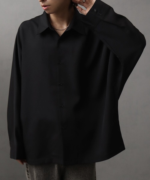 welise/ウェライズ】リッチドレープスムース 長袖ワイドカフス