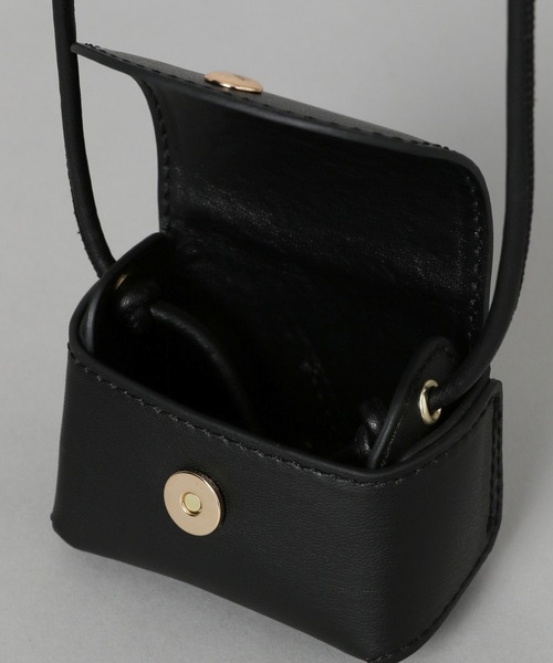 O0u（オーゼロユー）の「【アップルレザー】ミニポーチショルダー 127539（ショルダーバッグ・レディース・ブラウン/ブラック・ONE SIZE）」の22枚目の写真