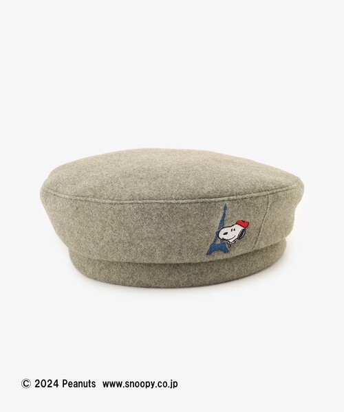 Afternoon Tea(アフタヌーンティー)の「バスクライクベレー帽/PEANUTS(ハンチング/ベレー帽・レディース・カーキ・ONE SIZE)」の1枚目の写真
