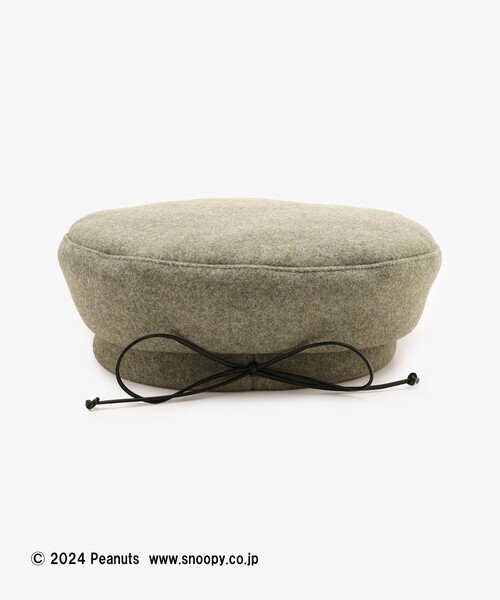 Afternoon Tea(アフタヌーンティー)の「バスクライクベレー帽/PEANUTS(ハンチング/ベレー帽・レディース・カーキ・ONE SIZE)」の2枚目の写真