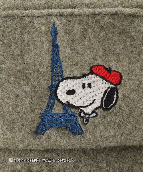 Afternoon Tea(アフタヌーンティー)の「バスクライクベレー帽/PEANUTS(ハンチング/ベレー帽・レディース・カーキ・ONE SIZE)」の5枚目の写真