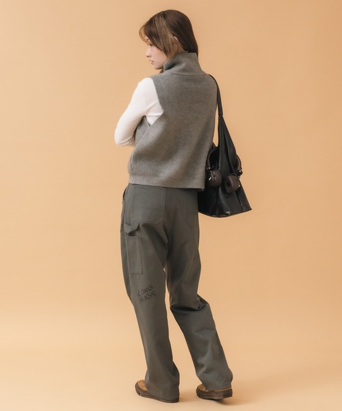 HYKE ニットベスト　ショート丈 HYKE（ハイク） ニットベスト - ブラック レディース : ZOZOTOWN Yahoo