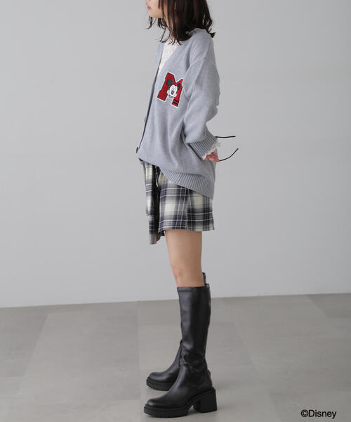 FREE'S MART(フリーズマート)の「〈ディズニーコレクション〉サガラワッペンニットカーディガン(カーディガン/ボレロ・レディース・グレー/ホワイト・FREE)」の14枚目の写真