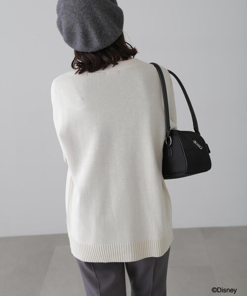 FREE'S MART(フリーズマート)の「〈ディズニーコレクション〉サガラワッペンニットカーディガン(カーディガン/ボレロ・レディース・グレー/ホワイト・FREE)」の21枚目の写真