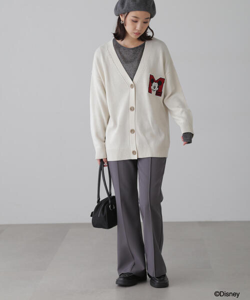 FREE'S MART(フリーズマート)の「〈ディズニーコレクション〉サガラワッペンニットカーディガン(カーディガン/ボレロ・レディース・グレー/ホワイト・FREE)」の22枚目の写真