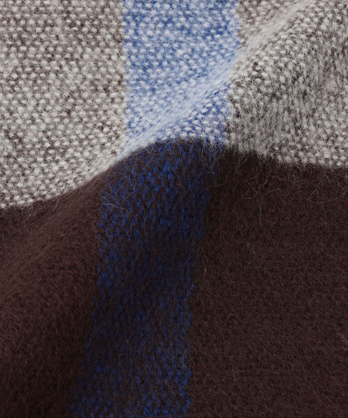 MONO COMME CA(モノコムサ)の「ポンチョストール(ストール/ショール・レディース・ベージュ系/ブルー系・FREE)」の14枚目の写真