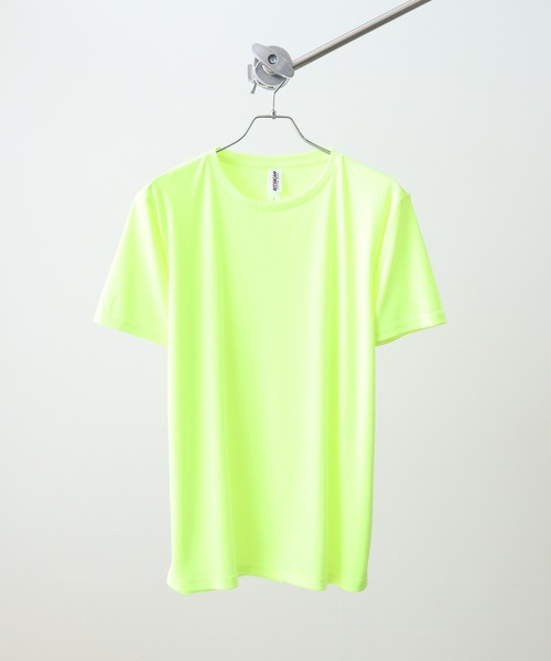 BEES BEAM(ビーズビーム)の「BEES BEAM ファンクショナルドライTシャツ(Tシャツ/カットソー・レディース・イエロー系1/イエロー系/オレンジ/ピンク系/バーガンディー/ピンク/グリーン/ブラック/ホワイト/レッド/ライム/ネイビー/ダークグレー/ロイヤルブルー/ターコイズブルー/サックスブルー/アーミー・XS/XXXL/S/XXL/XL/L/M)」の13枚目の写真