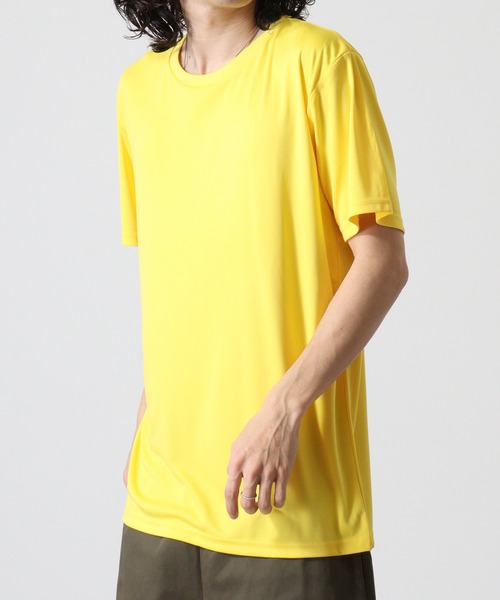BEES BEAM(ビーズビーム)の「BEES BEAM ファンクショナルドライTシャツ(Tシャツ/カットソー・レディース・イエロー系1/イエロー系/オレンジ/ピンク系/バーガンディー/ピンク/グリーン/ブラック/ホワイト/レッド/ライム/ネイビー/ダークグレー/ロイヤルブルー/ターコイズブルー/サックスブルー/アーミー・XS/XXXL/S/XXL/XL/L/M)」の18枚目の写真