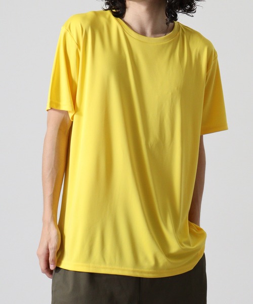 BEES BEAM(ビーズビーム)の「BEES BEAM ファンクショナルドライTシャツ(Tシャツ/カットソー・レディース・イエロー系1/イエロー系/オレンジ/ピンク系/バーガンディー/ピンク/グリーン/ブラック/ホワイト/レッド/ライム/ネイビー/ダークグレー/ロイヤルブルー/ターコイズブルー/サックスブルー/アーミー・XS/XXXL/S/XXL/XL/L/M)」の19枚目の写真