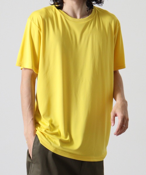 BEES BEAM(ビーズビーム)の「BEES BEAM ファンクショナルドライTシャツ(Tシャツ/カットソー・レディース・イエロー系1/イエロー系/オレンジ/ピンク系/バーガンディー/ピンク/グリーン/ブラック/ホワイト/レッド/ライム/ネイビー/ダークグレー/ロイヤルブルー/ターコイズブルー/サックスブルー/アーミー・XS/XXXL/S/XXL/XL/L/M)」の20枚目の写真