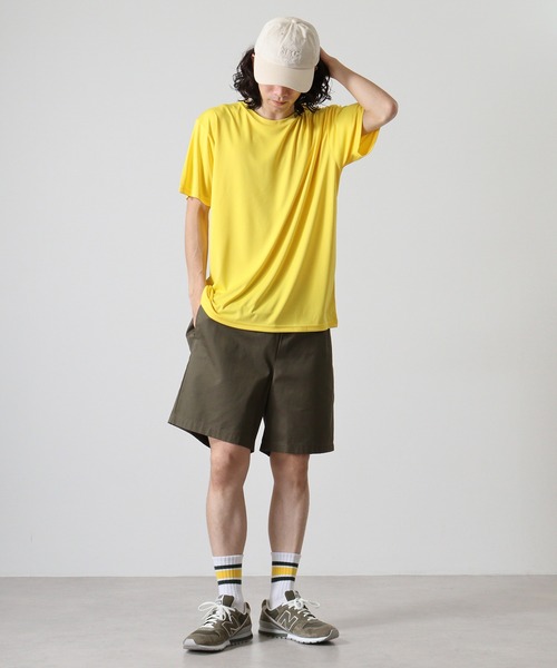BEES BEAM(ビーズビーム)の「BEES BEAM ファンクショナルドライTシャツ(Tシャツ/カットソー・レディース・イエロー系1/イエロー系/オレンジ/ピンク系/バーガンディー/ピンク/グリーン/ブラック/ホワイト/レッド/ライム/ネイビー/ダークグレー/ロイヤルブルー/ターコイズブルー/サックスブルー/アーミー・XS/XXXL/S/XXL/XL/L/M)」の22枚目の写真