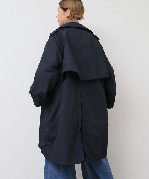 JOURNAL STANDARD LUXE(ジャーナルスタンダード ラックス)の「メモリーウェザービッグトレンチコート(トレンチコート・レディース・ネイビー・FREE)」の13枚目の写真