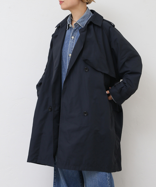 JOURNAL STANDARD LUXE(ジャーナルスタンダード ラックス)の「メモリーウェザービッグトレンチコート(トレンチコート・レディース・ネイビー・FREE)」の14枚目の写真
