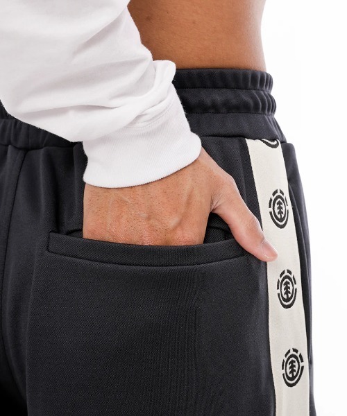 ELEMENT(エレメント)の「ELEMENT メンズ TRACK LIST PANTS セットアップボトムス 【2024年秋冬モデル】/エレメントウエストゴムトラックパンツ(その他パンツ・メンズ・ブラック/ベージュ・MEDIUM/LARGE/X-LARGE)」の9枚目の写真