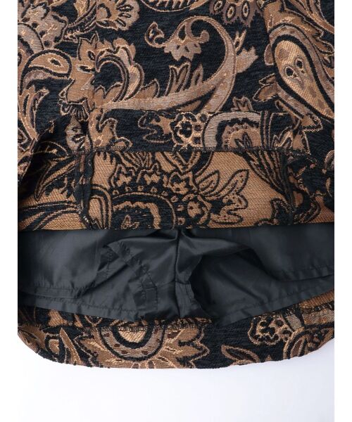 MURUA（ムルーア）の「ジャガードミニスカート（スカート・レディース・アイボリー/ブラック・1/2）」の11枚目の写真