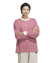 アディダス adidas ワーディング ルーズフィット シングルジャージー 長袖Tシャツ