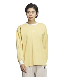 アディダス adidas ワーディング ルーズフィット シングルジャージー 長袖Tシャツ