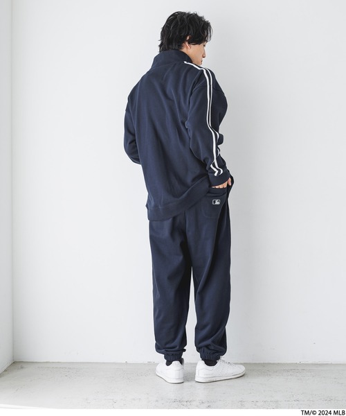 LOWRYS FARM（ローリーズファーム）の「MLBスウェットパンツ 147114（スウェットパンツ・レディース・ネイビー/グレー・LARGE/MEDIUM）」の7枚目の写真