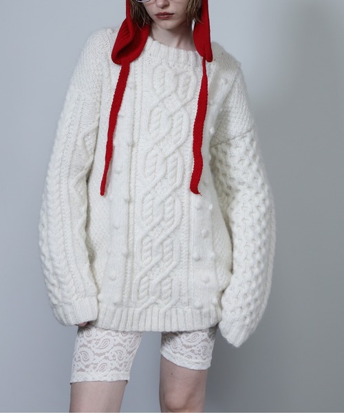 【セール】ハンドメイドネパールニット（ニット/セーター）｜ROSE BUD（ローズバッド）