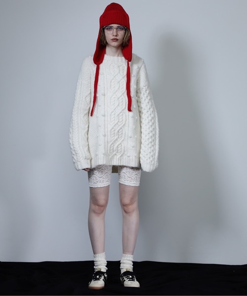 【セール】ハンドメイドネパールニット（ニット/セーター）｜ROSE BUD（ローズバッド）