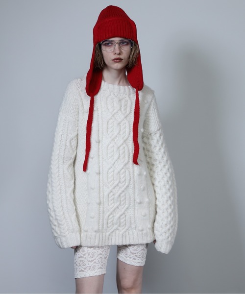 【セール】ハンドメイドネパールニット（ニット/セーター）｜ROSE BUD（ローズバッド）