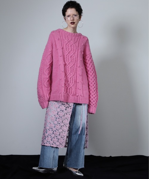 【セール】ハンドメイドネパールニット（ニット/セーター）｜ROSE BUD（ローズバッド）